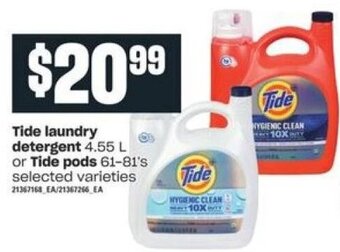 Independent Grocer Tide Laundry Detergent offer
