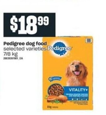 Independent Grocer Pedigree Dog Food offer