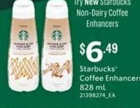 Independent Grocer Starbucks Coffee Enhancer offer