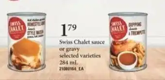 Independent Grocer Swiss Chalet sauce or gravy selected varieties offer