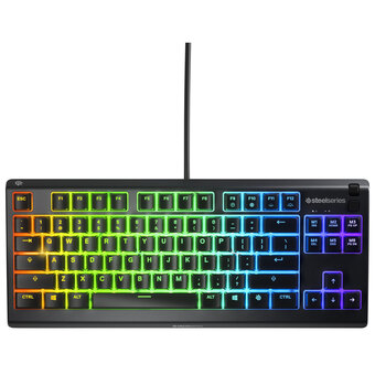 Best Buy SteelSeries Apex 3 TKL Backlit Mechanical Tactile Gaming Keyboard - English offer