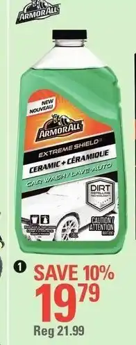 Canadian Tire Extreme shield ceramic car wash offer