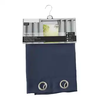 Giant Tiger HomeStyles Blackout Curtain Panel with Grommets, 96-in, Dark Blue, 1-Pack offer
