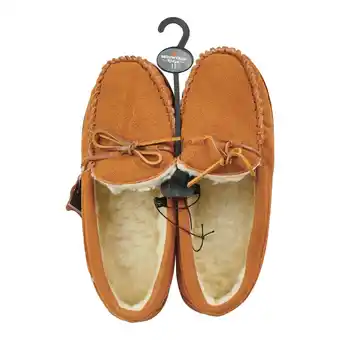 Giant Tiger Mountain Ridge Men's Moccasins with Memory Foam offer