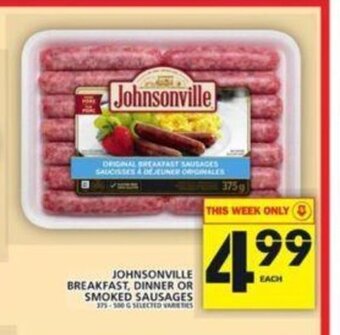 Food Basics Johnsonville Breakfast Dinner or Smoked Sausages offer