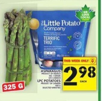 Food Basics Asparagus offer