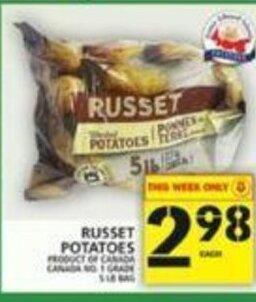 Food Basics Russet Potatoes offer
