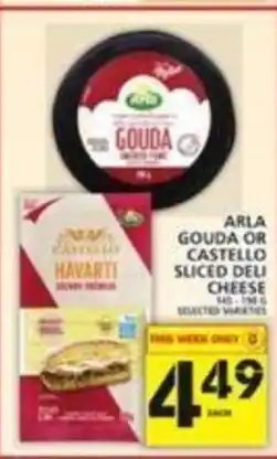 Food Basics Arla Gouda Or Castello offer