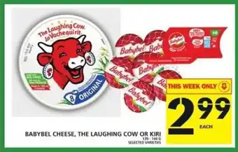 Food Basics Babybel Cheese The Laughing Cow Or Kiri offer