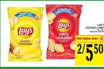 Food Basics Lay's Potato Chips offer