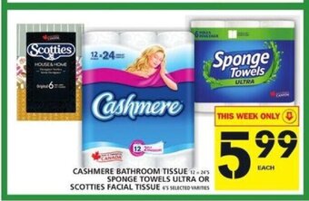 Food Basics Cashmere Bathroom Tissue offer