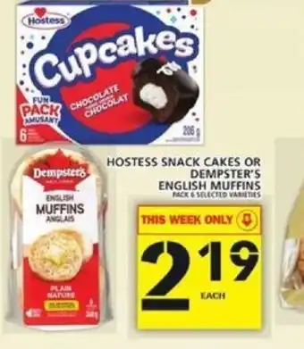 Food Basics Hostess Snack Cakes Or Dempster's offer