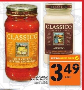 Food Basics Classico Pasta Sauce offer