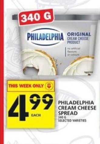 Food Basics Philadelphia Cream Cheese offer