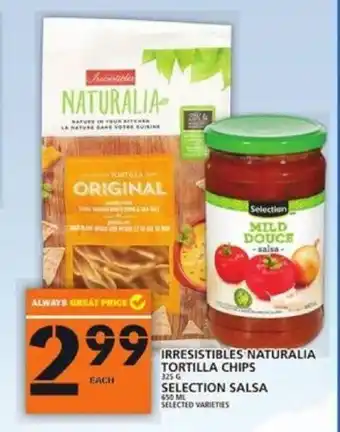 Food Basics Irresistibles Naturalia Tortilla Chips offer