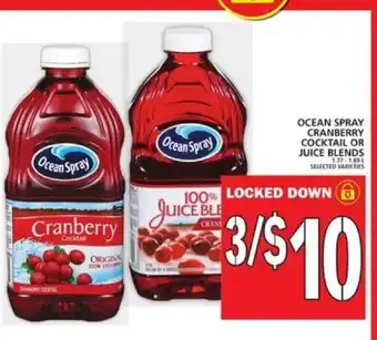 Food Basics Ocean Spray Cranberry offer