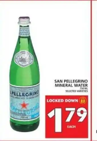 Food Basics San Pellegrino Mineral Water offer