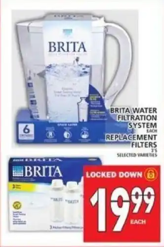 Food Basics Brita Water Filtration offer