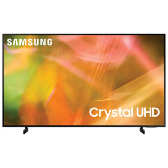 Best Buy Samsung 55" 4K UHD HDR LED Tizen Smart TV (UN55AU8000FXZC) - 2021 offer