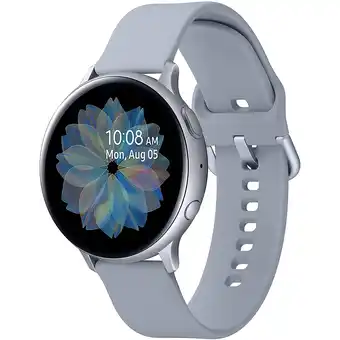 Best Buy Samsung Galaxy Watch Active2 44mm BT- Silver Aluminum SM-R820NZSAXAC - Refurbished offer