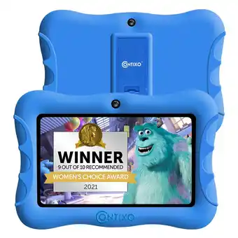 Best Buy Contixo 7" Kids Tablet V9-3-32, 2GB RAM 32 GB ROM, Android 10 Tablet, Educational Tablets for Kids, Parental Control Pre Inst offer