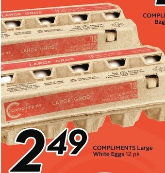 Sobeys Compliments Large White Eggs offer