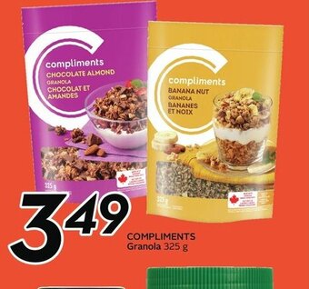 Sobeys Compliments Granola offer