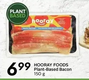 Sobeys Hooray Foods Plant-Based Bacon offer