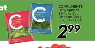 Sobeys Compliments Baby Spinach offer