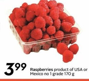 Sobeys Raspberries offer