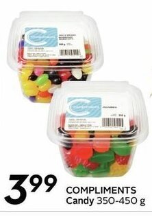 Sobeys Compliments Candy offer