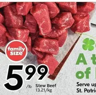 Sobeys Stew Beef offer
