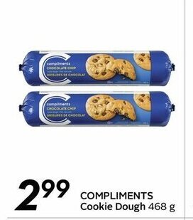 Sobeys Compliments Cookie Dough offer