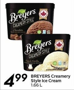 Sobeys Breyers Creamery Style Ice Cream offer