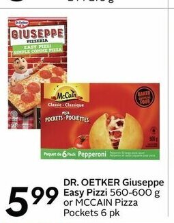 Sobeys Dr. Oetker Giuseppe Easy Pizzi offer