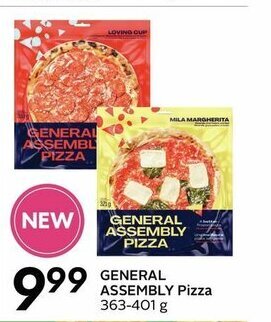 Sobeys General Assembly Pizza offer
