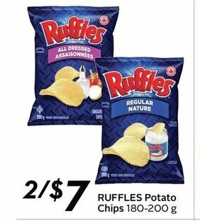 Sobeys Ruffles Potato Chips offer