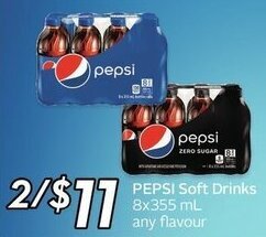 Sobeys Pepsi Soft Drinks offer