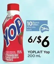 Sobeys Yoplait Yop offer