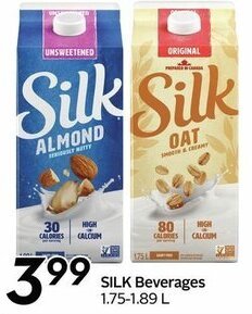 Sobeys SILK beverages offer