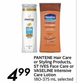 Sobeys PANTENE hair care offer