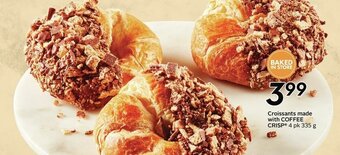 Sobeys Croissants made with COFFEE CRISP offer