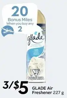 Sobeys GLADE air freshener offer