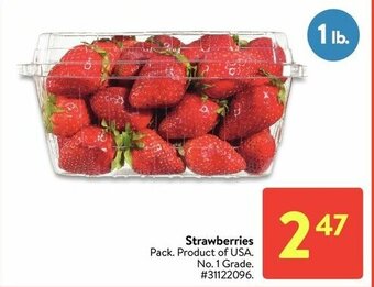 Walmart Strawberries offer