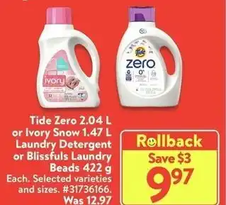 Walmart Tide zero 2.04 L offer