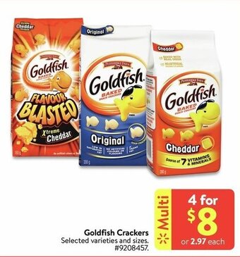 Walmart Goldfish crackers offer