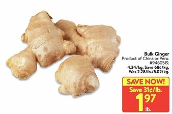 Walmart Bulk ginger offer
