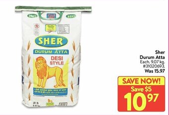 Walmart Sher durum atta offer