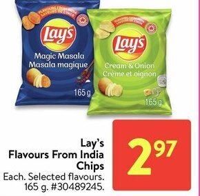 Walmart Lay's flavours from india chips offer