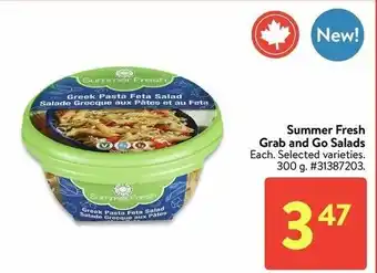 Walmart Summer fresh grab and go salads offer